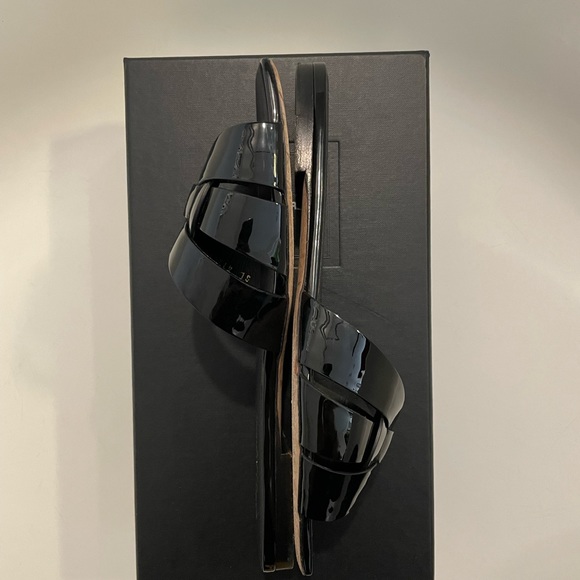 YSL Saint Laurent Nu Pieds Slide Sandal Shoes EU 38.5 - Picture 5 of 12
